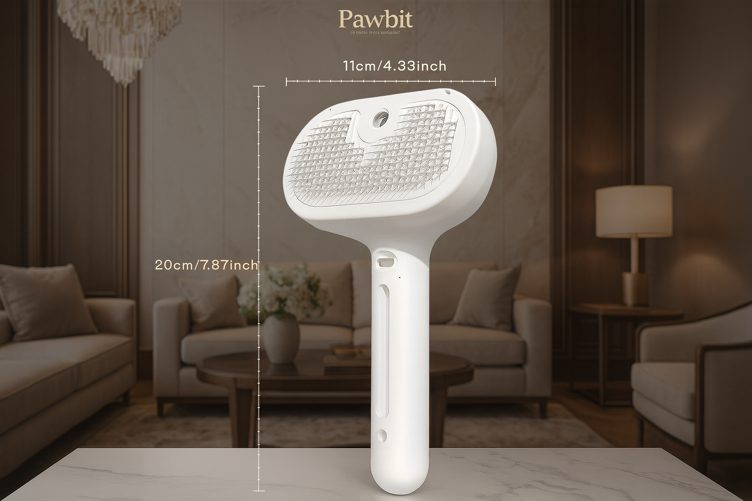 Premium huisdierenborstel technische specificaties - nieuwe versie